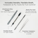 Portronics Bit Box 2, 128-in-1 Screwdriver Kit with Phillips, Flathead, Torx, Pentalobe, Wrench Bits, Flexible Shaft, Tweezer, Spudger & Magnetic Handle for Laptop, Mobile, Car & Electronics Repair