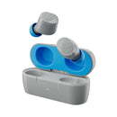 Skullcandy Jib True 2 in-Ear Wireless Earbuds, 32 Hr Battery, Noise-Isolating Fit, IPX4, work with Android and iOS- Light Gray Blue