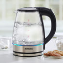 Borosil Electric Glass Kettle, 1.8L 1500 W