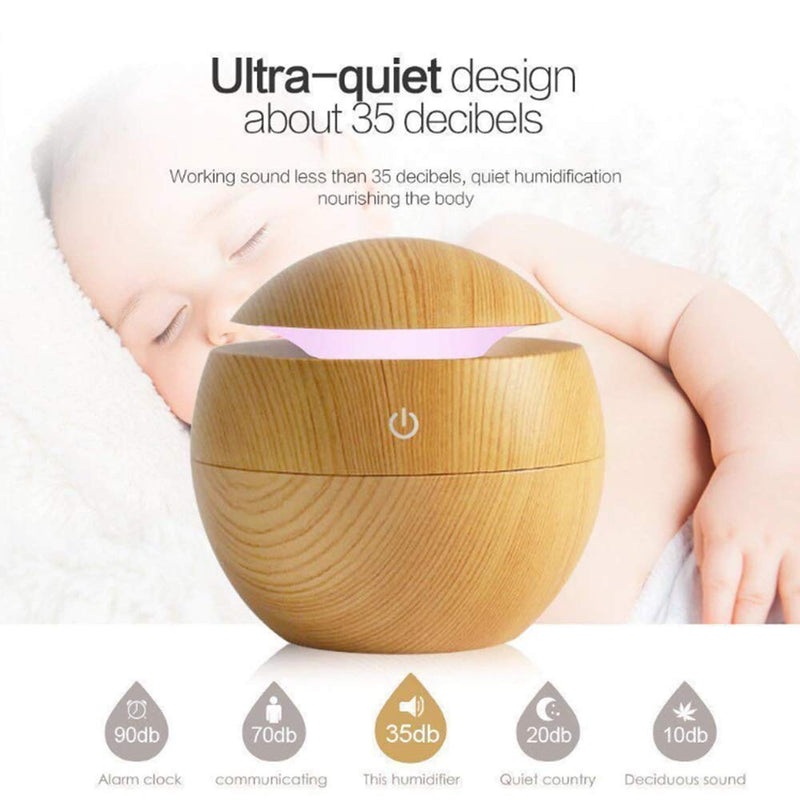 Generic Wooden Cool Mist Humidifiers Oil Diffuser