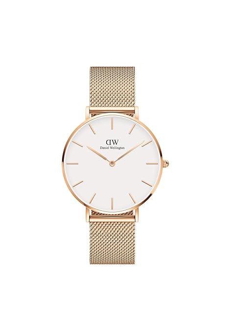 Daniel Wellington Stainless Steel Iconic Link Analog Black Dial Women Watch-Dw00100212