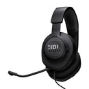 JBL Quantum 100M2 Wired Gaming Headphones, Supports Windows sonic spatial audio, 40mm Realistic Dynamic Drivers, Omnidirectional Detachable Mic, Breathable Memory Foam cushions