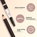 Swiss Beauty Eyebrow Definer Pencil Set of 2 color- Deep Brown & Black
