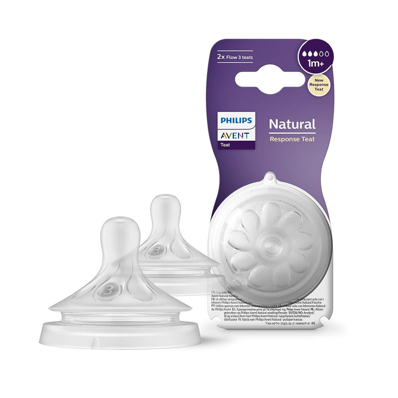 Avent Natural Response Bottle Teat 1m+ SCFY963/02