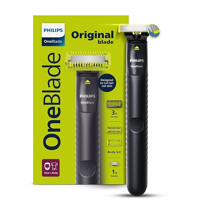 One Blade Hybrid Trimmer, Shaver and Body Groomer QP1624