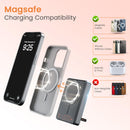 Portronics Chyro 10000mAh 15W Magnetic Wireless Fast Charging Powerbank with MagSafe Mobile Stand,in-Built Type C Cable With 20W Output,For iPhone 12 & Above, Android & Other Qi Enabled Devices(Black)