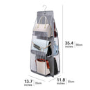 HOQ Hanging Matte Handbag Organizer 