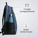 Portronics Byte Laptop Backpack Bag with 15.6 Inch Laptop Sleeve, Bottle Pocket, (Blue)