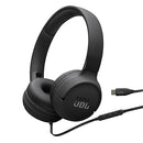 JBL Tune 520C On Ear Type C Wired Headphone, Pure Bass Sound,3-Button Remote with Microphone,Comfort Fit and Foldable Design