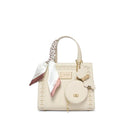 Akiki London Women's Brackley 21 Box Handbag|comes with a Pouch, Scar and Dog Charm|Ladies Small Handbag for Party or Casual Occasion|Textured Finish|Gift for Women