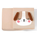 HOQ Foldable Non-Woven Storage Box with Lid & Handle- Puppy