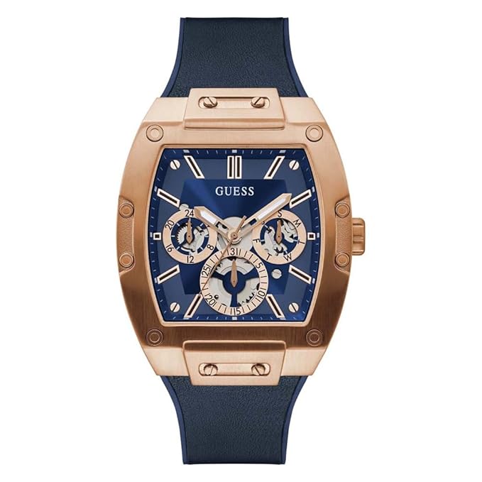 GUESS Men's Trend Casual Tonneau Diamond 43mm Watch