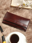 Genuine Leather Maroon Color Wallet