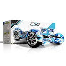 CXM R2 U UL 2272 Certified 6.5 inch Self-Balancing Hoverboard (Camo Blue) for Kids & Adults | Dual 200W Motors, Bluetooth Speakers, LED Lights, 10KM Range, 36V BIS-Approved Battery | 100kg Capacity | 1-Year Warranty