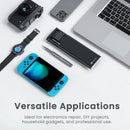 Portronics Bit Box,24-in-1 Screwdriver Kit,Compact,Durable,and Travel-Friendly Tool Kit with a Magnetic Bit Holder,Perfect for Household&Auto Repair (Black)