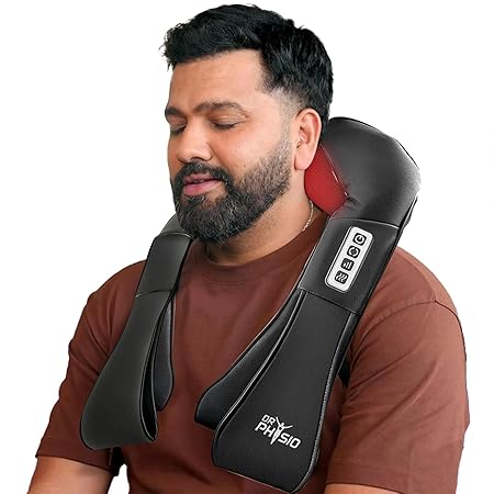 Dr Physio (USA) Electric Heat Shiatsu Machine Body Massagers (for Cervical Neck Shoulder & Back Pain Relief
