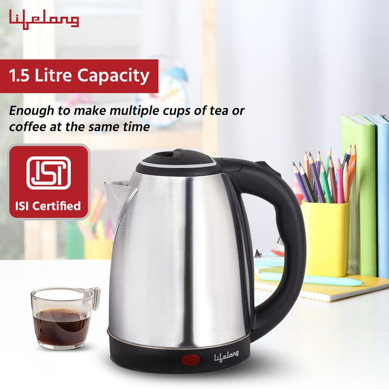 1.5 Ltrs Electric Kettle with Stainless Steel Body-LLEK60