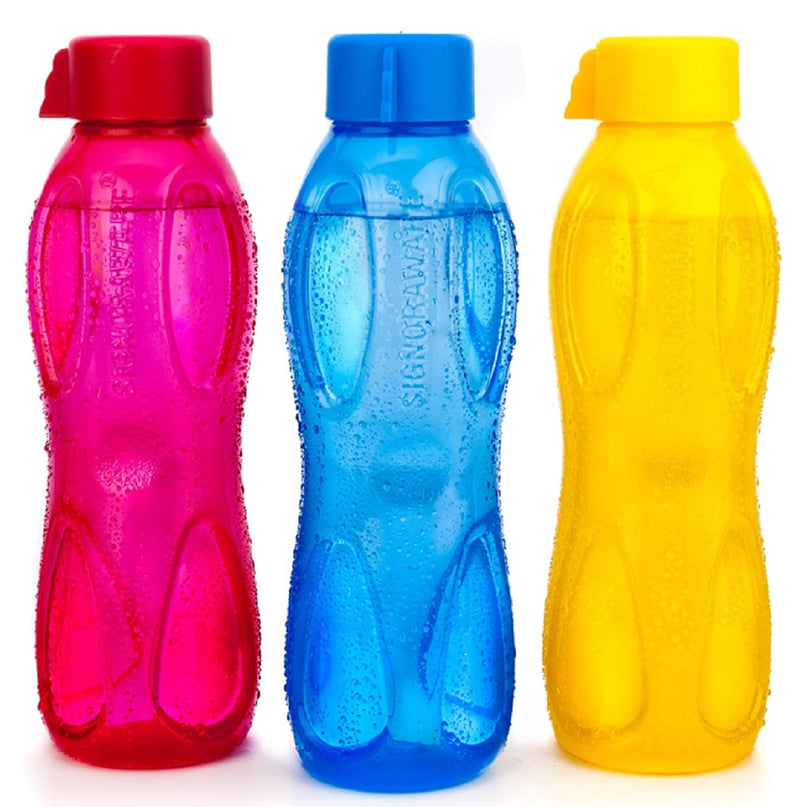 Plastic Bottle Set of 3 1 Ltr