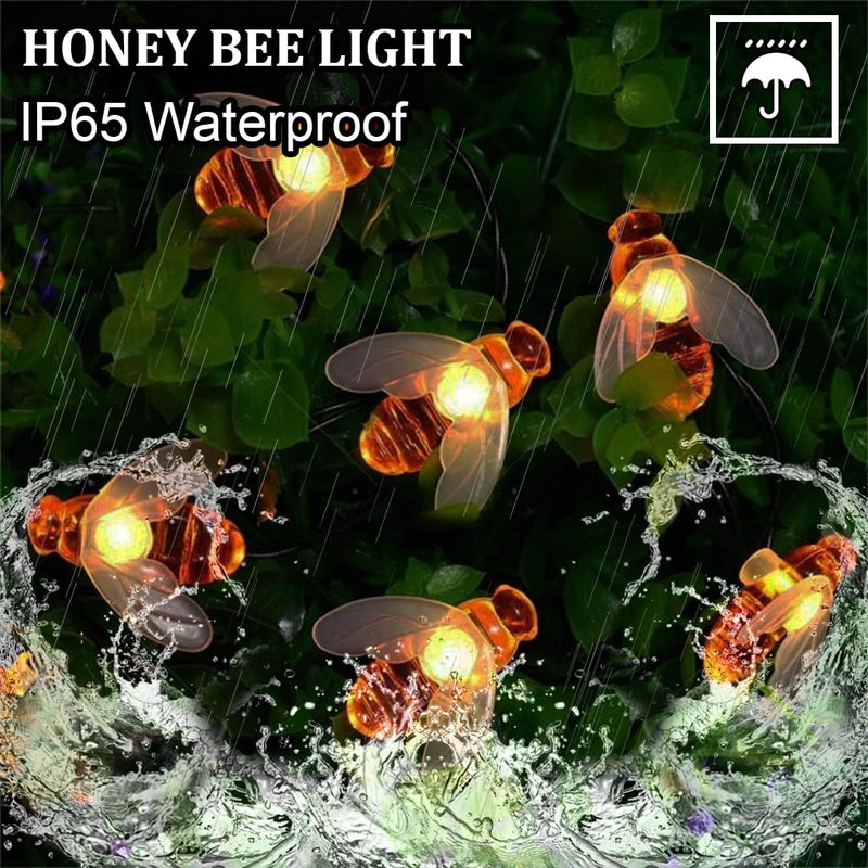 Generic Plastic Honey Bee String Lights