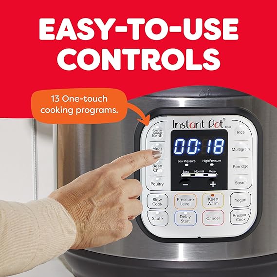 Instant Pot 321 Duo 60 6QT (5.7L) 7-in-1 Electric Cooker