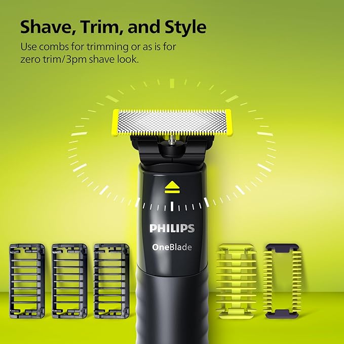 One Blade Hybrid Trimmer, Shaver and Body Groomer QP1624