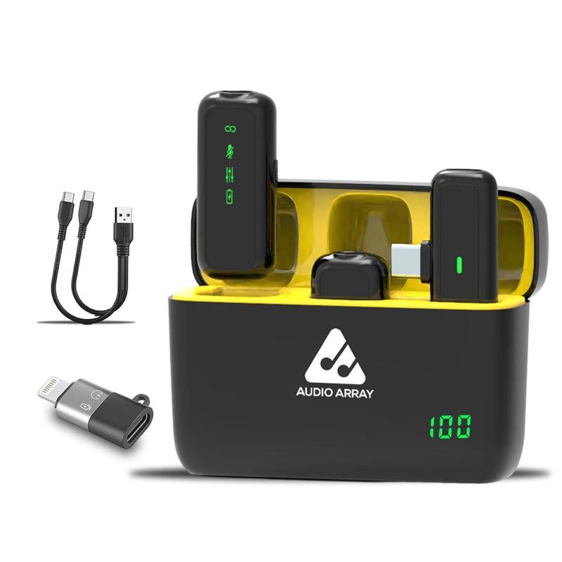 Dual USB-C Wireless Lapel Mic