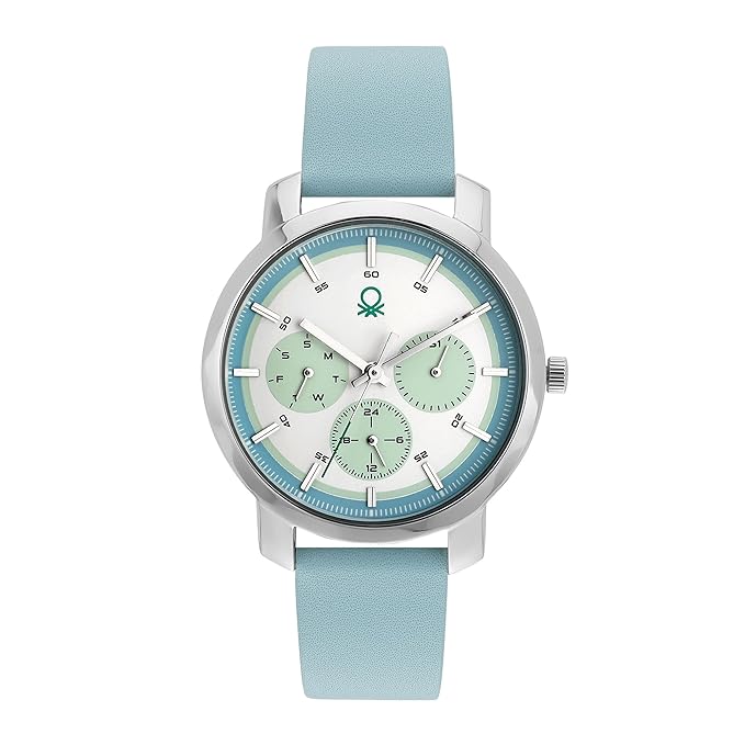UCB Signature Blue Female Multifunction Analog Leather Watch UWUCL0500