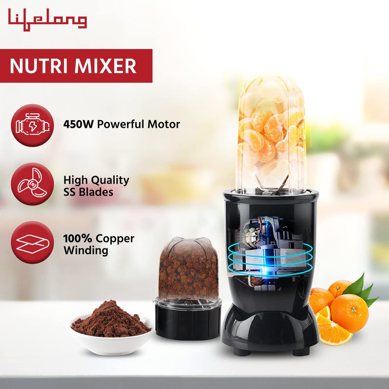 Lifelong Regalia 450 W Mixer Grinder