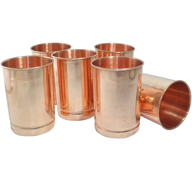 Copper glass Matt Pack of 6