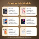 Portronics Flux 15W Qi2 Enabled Fast Charging Wireless Charger, MagSafe Compatible, Best for iPhone 16/16 Plus/16 Pro/16 Pro Max, iPhone 15/15 Plus/15 Pro/15 Pro Max, iPhone 14/13/12 (Black)