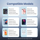 Portronics Flux 2 15W Qi2 Certified Fast Charging Wireless Charger, MagSafe Compatible, Best for iPhone 16/16 Plus/16 Pro/16 Pro Max, iPhone 15/15 Plus/15 Pro/15 Pro Max, iPhone 14/13/12 (Black)