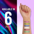 Swiss Beauty Holographic Shimmery Pencil Eyeliner set of 6 different shades