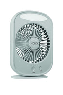 Ecolink Comfy Rechargeable Fan, Emergency Portable USB Fan With Light