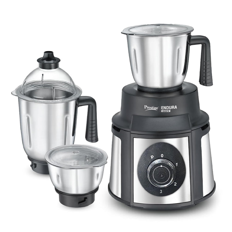 Prestige Endura 3-Jar 1000W Mixer Grinder