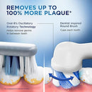 Oral B Vitality Rechargeable Rotating Electric Toothbrush for Adults, 2 Brushing Modes (Daily & Sensitive), 2 Min Timer with Quadpacer, 2 Year Warranty, IPX7 Water Resistant, Round Brush Head, (Black, 1)