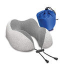 Neck Pillow with Memory Foam (Dark Grey)