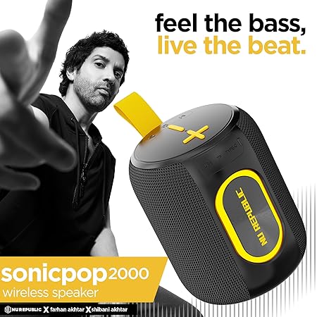 Nu Republic Sonicpop 2000 Bluetooth Speaker (Black)