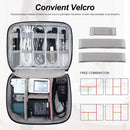 HOQ Double Layer Travel Gadget Organizer