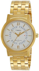 Timex Classics Men's Quartz Analog Silver Dial Round Case Date Function Watch -TW000T125