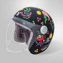 Flora Jet Diamond Black S/M