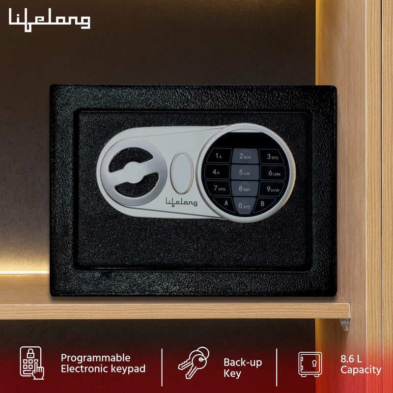 Lifelong LLHSL03 8.6Litres Home Safe Electronic Locker with LED Light