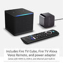 Fire TV Cube | Hands-free streaming device with Alexa, Wi-Fi 6, 4K Ultra HD