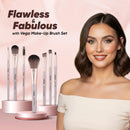 Vega Makeup Brush Set of 7 for Women | Soft & Premium Makeup Brushes for Face, Eye & Foundation | Professional Makeup Kit for Blending, Contouring, Concealer & Eye Shadow | Travel-Friendly MBNS-07
