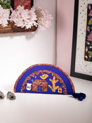 Applique Work Clutch Bag