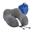 Neck Pillow with Memory Foam (Grey)