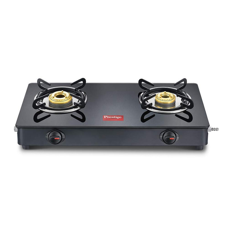 Prestige Magic Glass Manual Gas Stove (2 Burners)