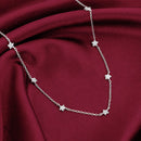 Silver Star Constellation Necklace