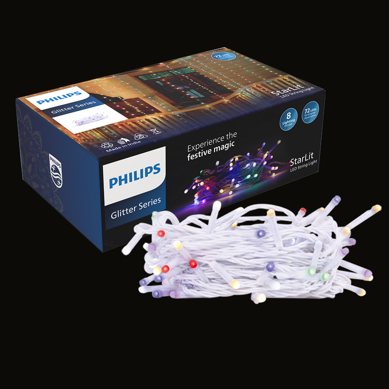 Philips StarLit String Light 72LED 13M MultiMod - Pack of 2