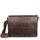 ARCADIO BUSINESS BARON-Flip Opening Leather Business Bag