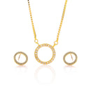 ARCADIO Circle of Life Pendant Necklace and Earrings Set